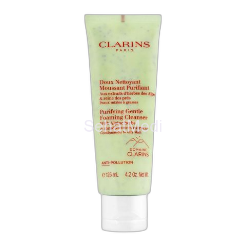 Clarins Paris Purifying Gentle Anti-Pollution Foaming Cleanser, 125ml