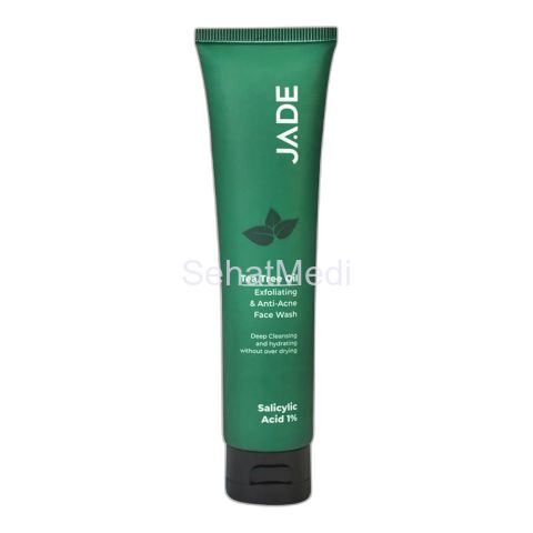 Jade Tea Tree Oil Exfoliating & Anti-Acne Face Wash, 100ml