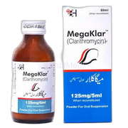 Megaklar 125mg/5ml Syrup 60ml