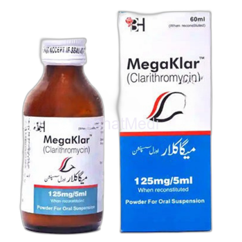 Megaklar 125mg/5ml Syrup 60ml