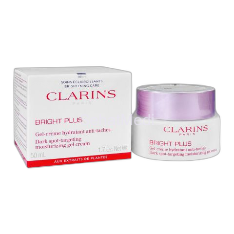 Clarins Paris Bright Plus, Dark Spot Targeting Moisturizing Gel Cream, 50ml