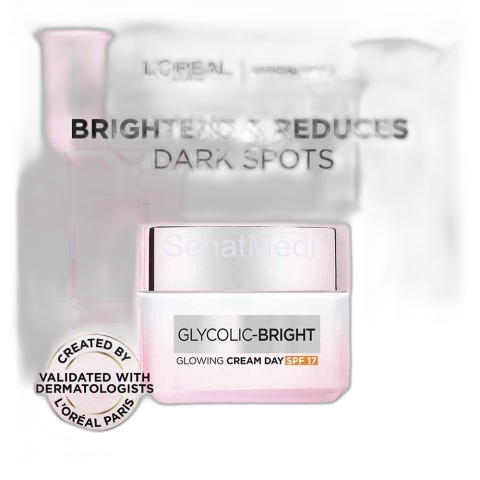 L'Oreal Paris Glycolic Bright Glowing Day Cream, SPF 17, 50ML