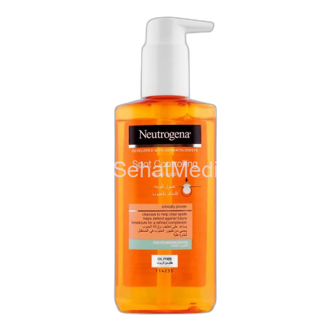 Neutrogena Spot Controlling Facial Wash, Oil Free, 200ml