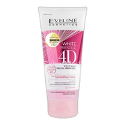 Eveline 48H White Prestige 4D 3-In-1 Whitening Facial Wash Gel, All Skin Types, 200ml