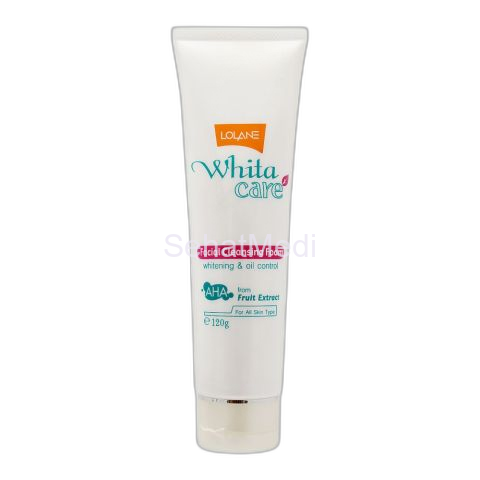 Lolane White Care Facial Cleansing Foam, All Skin Types, 120g