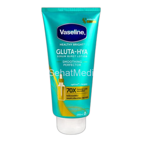 Vaseline Healthy Bright Gluta-Hya Serum Burst Lotion, For Face & Body, 300ml