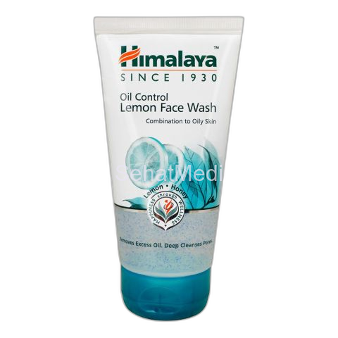 Himalaya Oil Control Lemon Face Wash, For Combination To Oily Skin Type, Removes Excess Oil, 150ml