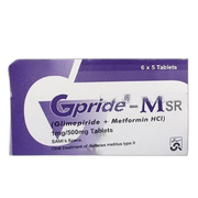 Gpride-MSR Tablets 1mg/500mg