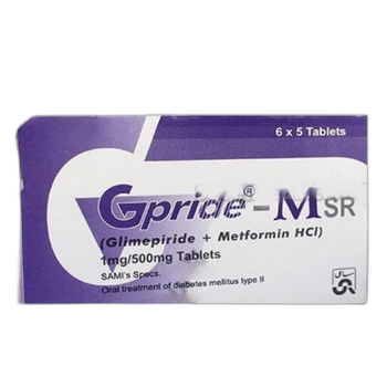 Gpride-MSR Tablets 1mg/500mg