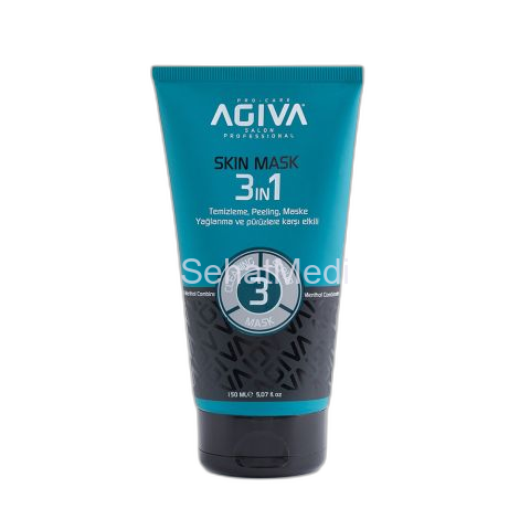 Agiva Professional 3-In-1 Cleansing/Scrub/Skin Mask, 150ml