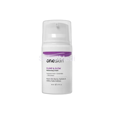 Oneskin Plump and Glow Moisturizing Cream with Hyaluronic Acid, Ceramides & Milk, 50ml