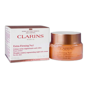 Clarins Extra-Firming Nuit Wrinkle Control, Regenerating Night Rich Cream, Dry Skin, 50ml