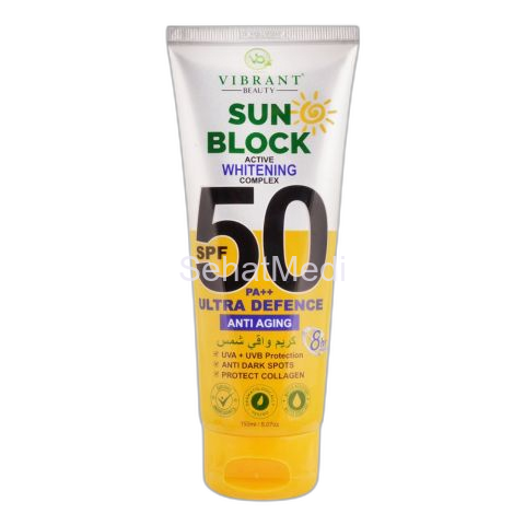 Vibrant Beauty Sun Block Anti Aging Ultra Defence, SPF50, 150ml