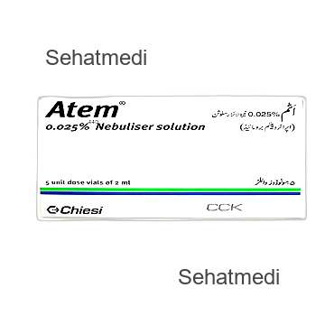 Atem Nebuliliser Solution Ampoule 0.025% 2ml