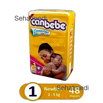 Canbebe Baby Diapers New Born Size 1 48Pcs