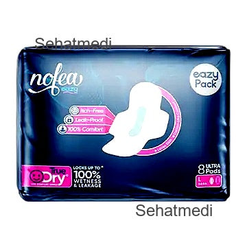 Nofea Eazy Ultra Sanitary Pads Size Large 8Pcs