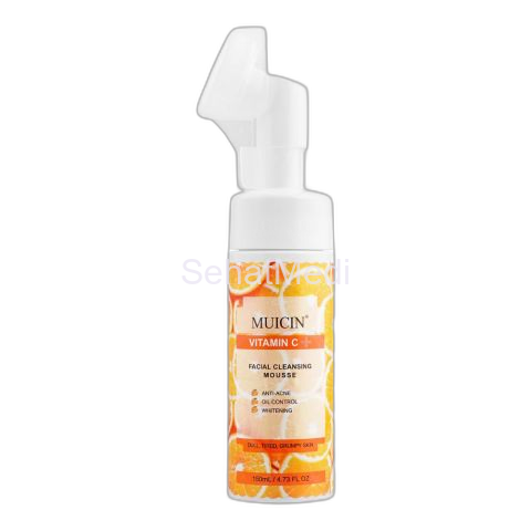 Muicin Hydrating Vitamin C Gel Foaming Bubble Cleanser, For Dull Tired & Grumpy Skin, 150ml