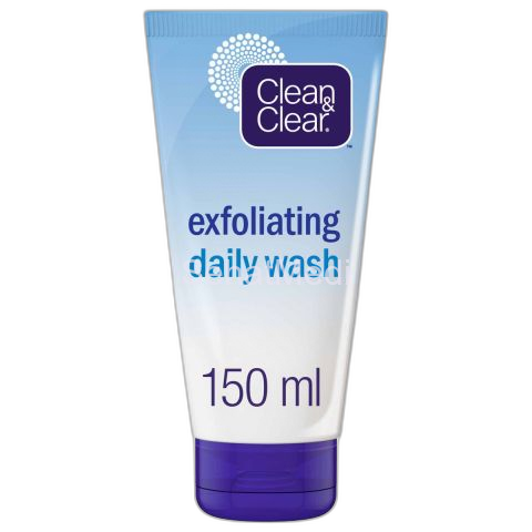 Clean & Clear Exfoliating Daily Wash, Oil Free, 150ml