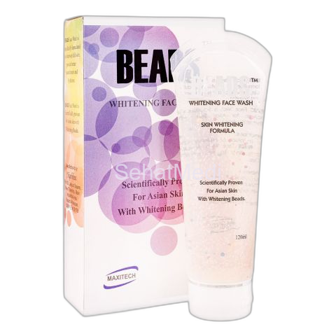 Beads Whitening Face Wash, For Asian Skin, 120ml