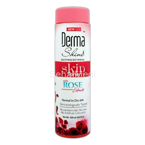 Derma Shine Soothing Botanical Toner, With Rose Extracts, Normal To Dry Skin, 295ml