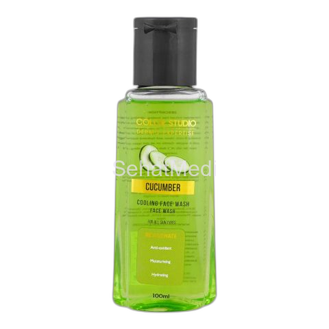 Color Studio Cucumber Face Wash, Hydrating & Moisturizing, For All Skin Types, 100ml