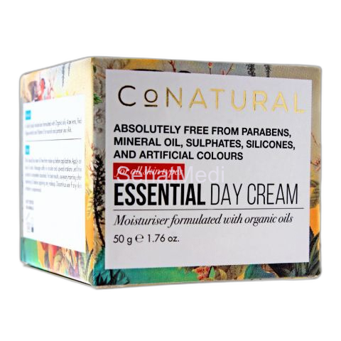 CoNatural Essential Day Cream, Sulfate & Paraben Free, For Al Skin Types, 50g