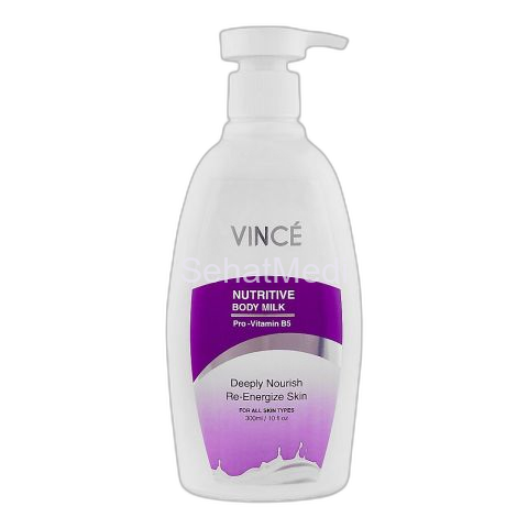 Vince Nutritive Pro Vitamin B5 Body Milk, For All Skin Types, 300ml