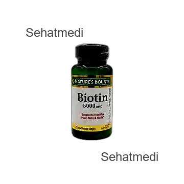 Natures Bounty Biotin Softgels 5000Mcg (1 Bottle = 72 Capsules)