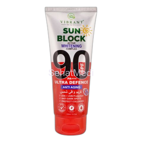 Vibrant Beauty Sun Block Anti Aging Ultra Defence, SPF90, 150ml