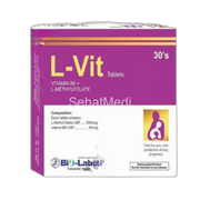 L-Vit Vitamin B6 + L-Methylfolate Tablets