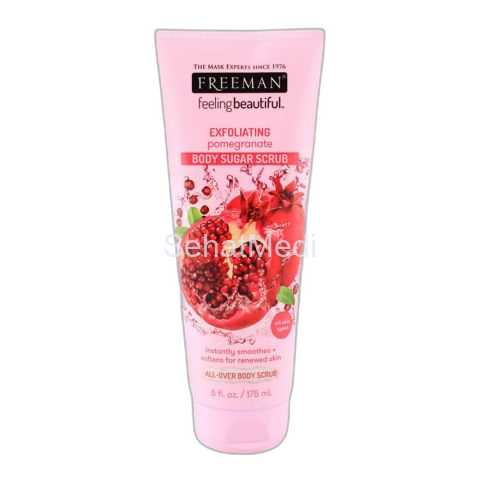 Freeman Exfoliating Pomegranate Sugar Body Scrub 175ml