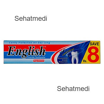 English Fluoride Toothpaste Regular mint Large Pack