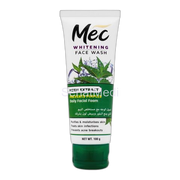 Mec Whitening Face Wash, Prevents Pimples, Daily Facial Foam, Neem Extract, 100g