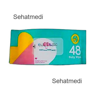 Cuddles Cloth-Like Baby Wipes (Pack Of 48)