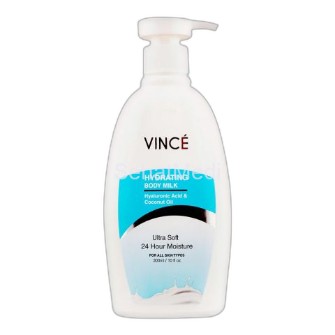 Vince Hyaluronic Acid & Coconut Oil Hydrating Body Milk, For All Skin Types, 300ml