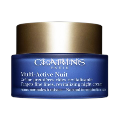 Clarins Paris Multi-Active Nuit Revitalizing Night Cream, Normal To Combination Skin, 50ml