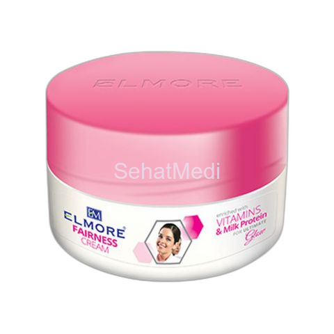 Elmore Ultimate Glow Fairness Cream, Enriched With Vitamins & Milk Protein, Jar, 50ml